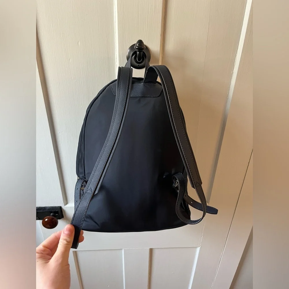 Michael Kors Jet Set Large Nylon Backpack Navy Blue